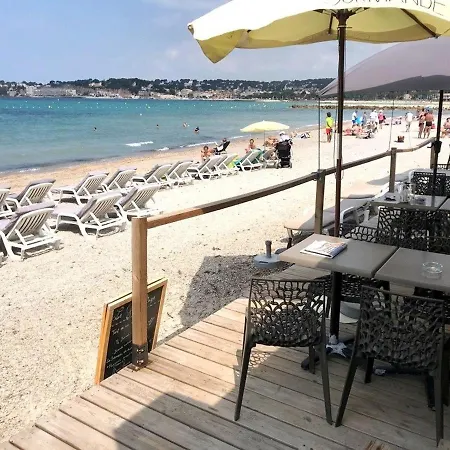 Apartment T3 Climatise Avec Piscine, Tennis Et Parking A 200m Des Plages - Fr-1-316-252 Six-Fours-les-Plages